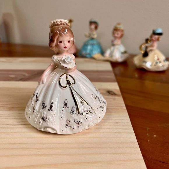 Vintage Josef Originals Bride Wedding Flower Girl Figurine, Communion Figurine - Picture 5 of 8